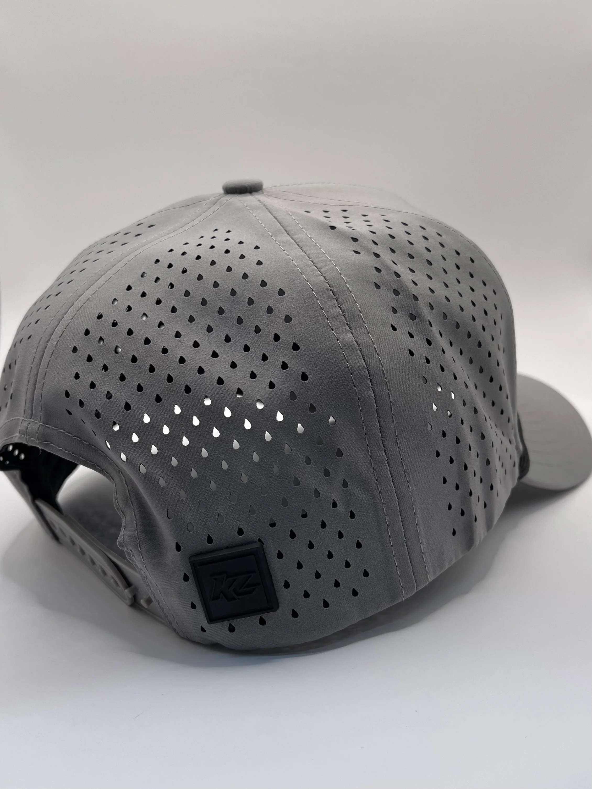 KL Patch Grove Hat- Grey Rope hat with Black - Image 3