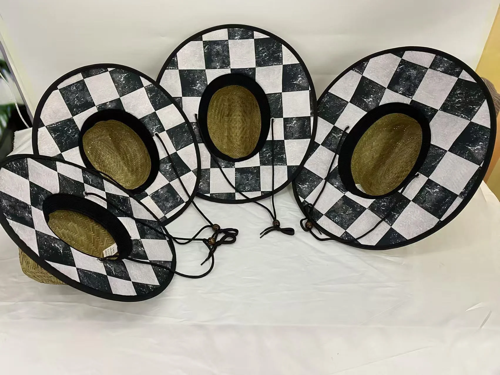 KL Straw PVC Patch Summer Hats - Image 3